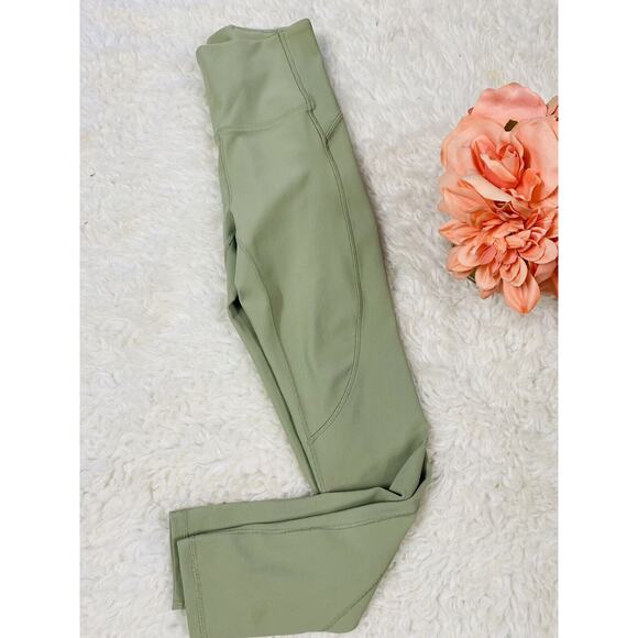 Calia By Carrie Ribbed Textured Energize Mid Rise Sz S Leggings Stay The Path - Picture 1 of 6